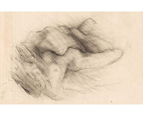 AR  * Brown (Ralph, 1928-2013). Lovers Valley, study for bronze relief, 1974, pencil on cream sketchbook paper, initialled an