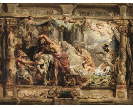 * After Peter Paul Rubens (1577-1640). The Triumph of the Eucharist over Idolatry, probably late 18th or early 19th century, 