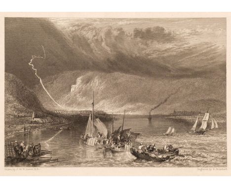 * Turner (Joseph Mallord William, 1775-1851). A collection of 55 proof engravings of European views after J. M. W. Turner, ci