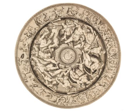 * Thomassin (Philippe, 1562-1622). The Battle of the Lapiths, after Bernadino Passeri (1540-1596), Rome, 1617-1619, fine larg