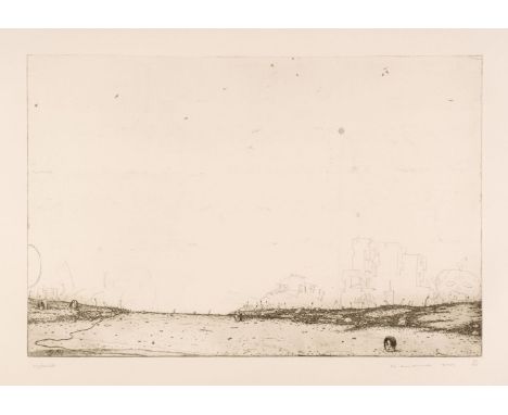 * Cooke (Nigel, 1973-). Cryptoveldt, 2003, soft ground etching on Arches wove paper, signed, dated and numbered 30/90 in penc
