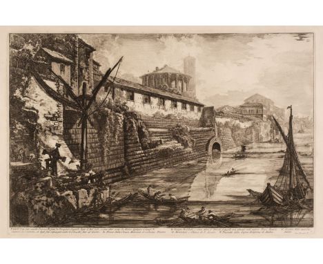 * Piranesi (Giovanni Battista, 1720-1778). Veduta delle antiche Sostruzioni fatte da Tarquinio Superbo dette il Bel Lido..., 