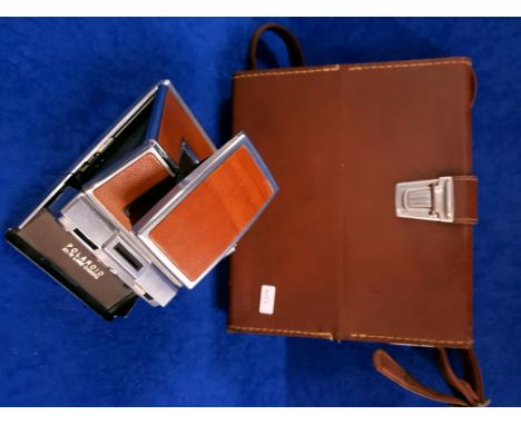OLD POLAROID CAMERA IN CASE WITH SOME ACCESSORIES