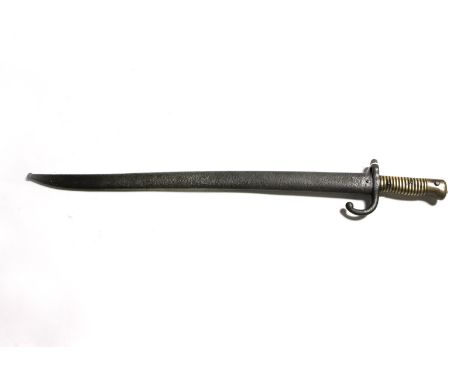 VICTORIAN FRENCH BAYONET & SCABBARD 