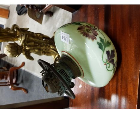ANTIQUE OIL LAMP BOWL