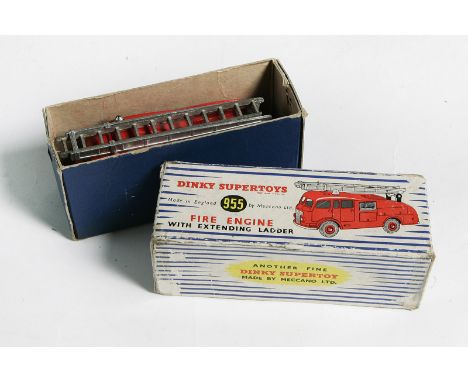 DINKY FIRE ENGINE WITH EXTENDING LADDER IN BOX