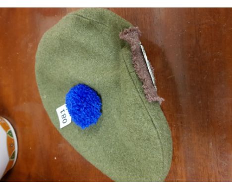 ARMY HEAD DRESS - LONDON SCOTTISH REGIMENT, SOUTH AFRICA 1900-1902