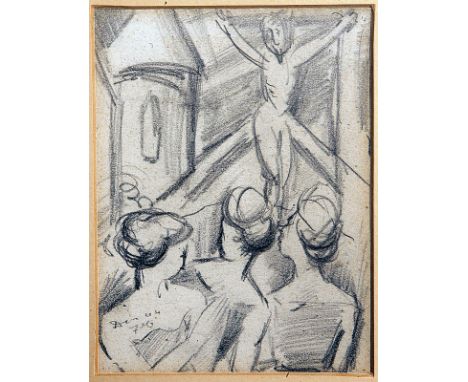 DAN O'NEILL PENCIL SKETCH - THE ON LOOKERS