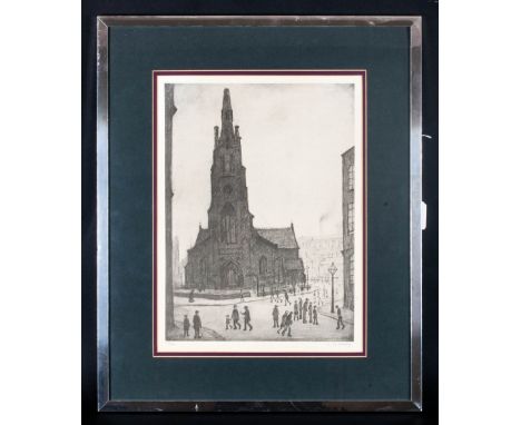 L.S.Lowry 1887-1976 Pencil Signed By The Artist Limited Edition Colour Print/Lithograph. 'St Simons Church, Salford' Publishe