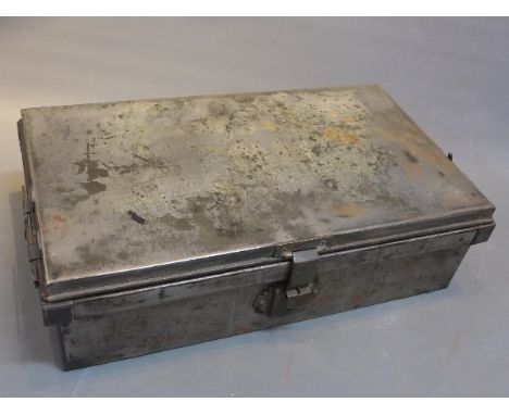 A 20th Century tin trunk by Jones Brothers and Co.