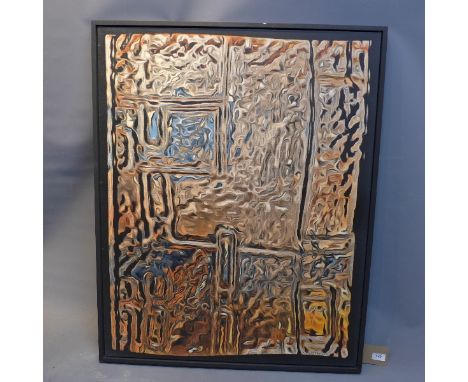 An Alan Mirkovic print on canvas. 