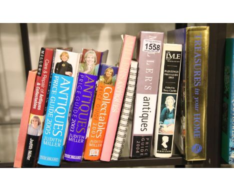 Shelf of Antiques and Collectors Reference books. Not available for in-house P&amp;P, contact Paul O'Hea at Mailboxes on 0192