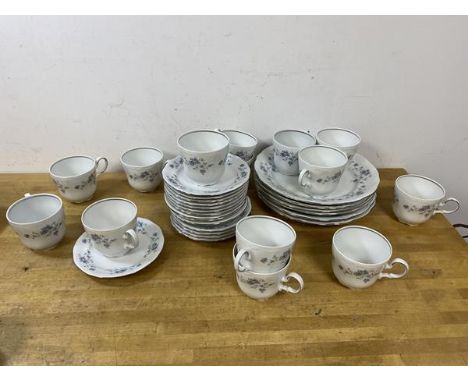 A Johann Haviland Bavarian 39 piece dinner set includes coffee cups, each measures 8cm high, along with two saucers, thirteen