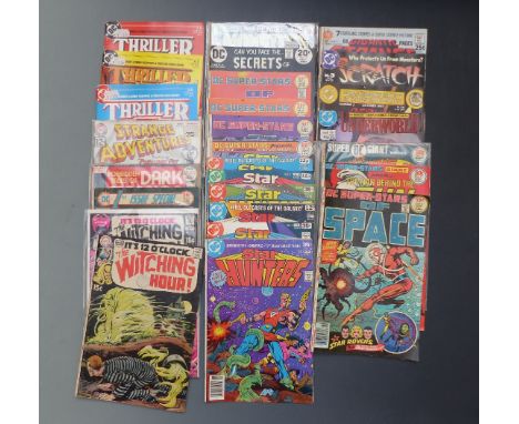 Twenty-seven DC comics comprising Secrets of Sinister House 15, Beware The Monsters Are Here 11, The Witching Hour 7 and 12, 
