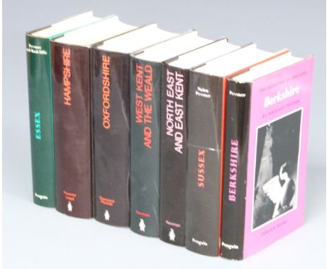 [Pevsner Architectural Guides] Berkshire, Sussex, Essex, West Kent and The Weald, North East and East Kent, Hampshire, Oxford