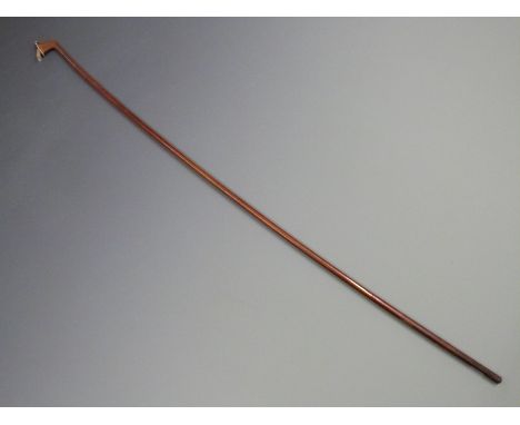 Violin bow by Guillaume Paris, round stick, missing frog and button, 33g