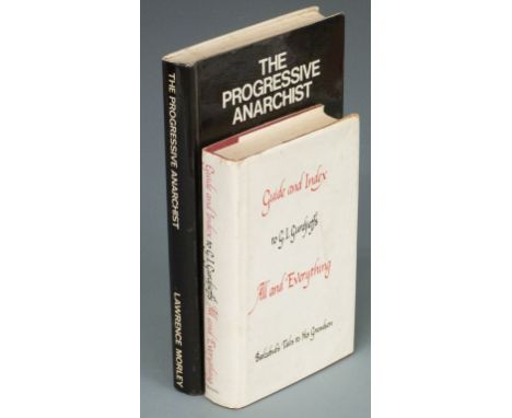 The Progressive Anarchist by Lawrence Morley, 1971 First Edition with folding charts hardbound with a copy of Guide and Index