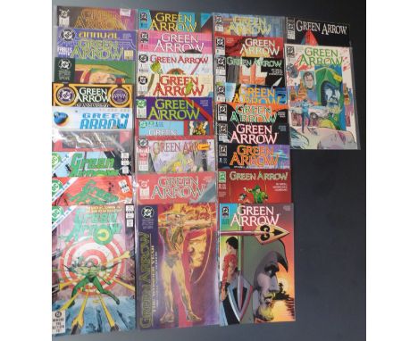 Twenty-nine DC Comics Green Arrow comprising Mini Series 1, 2 and 4 and 1 x3, 2, 3 x3, 4, 5, 6, 8-20, 38 and three others.&nb