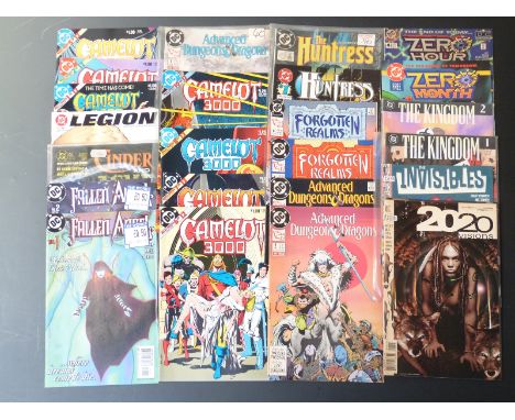 Thirty-nine DC comics comprising Fallen Angel 1 and 2, Cinder and Ashe 1, The Legion 36, Camelot 3000 1, 2, 5-8 and 10, Advan