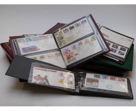 A large quantity of Great Britain first day covers in albums, includes some early covers and range of 1960s covers
