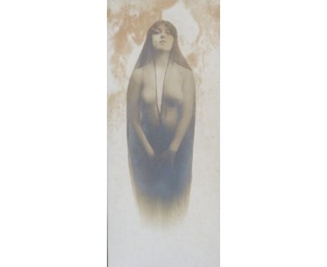 Late 19thC/ early 20thC photograph 'Kaloma', nude portrait originally believed to depict Josephine 'Jessie' Marcus Earp, wife