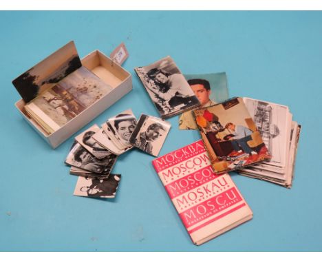 Topographical postcards, including named views of Hong Kong and Japan, circa 1910, further portrait postcards, actors and act