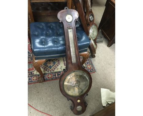 An antique mahogany mercury filled barometer - NO RESERVE
