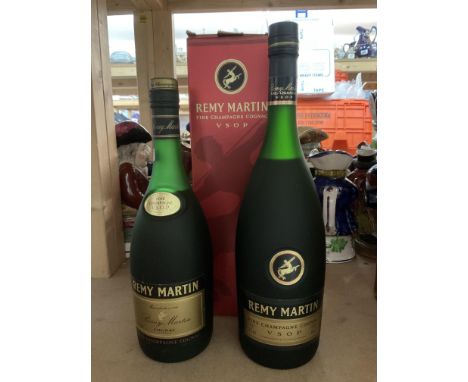 2 Bottles of Remy Martin fine champagne Cognac