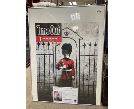 A Modern framed print “ Banksy - Self Portrait” worth C.O.A.