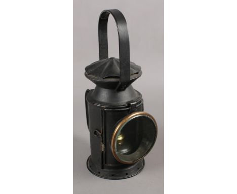 A military 1943 Eastcate &amp; Son LTD railway lamp, baring the broad arrow mark.  