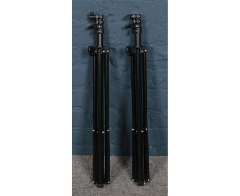 Two boxed photo studio 7ft light tripods  