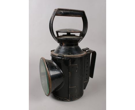 A British Rail railway lantern.  