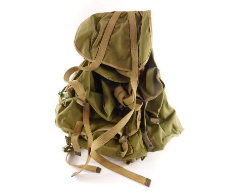 A Cykewear Limited World War II Bergen Army issue rucksack, dated 1944.