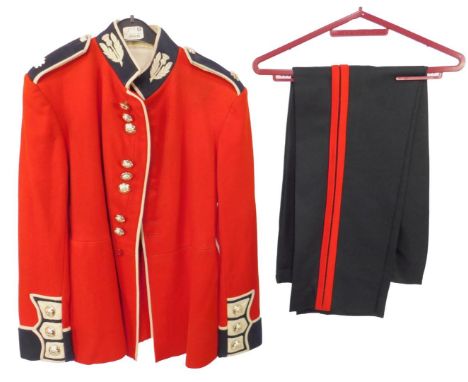 A Scots Guards Red No 1 Uniform jacket and trousers, named to Lance Corporal Murdoch, F Company.