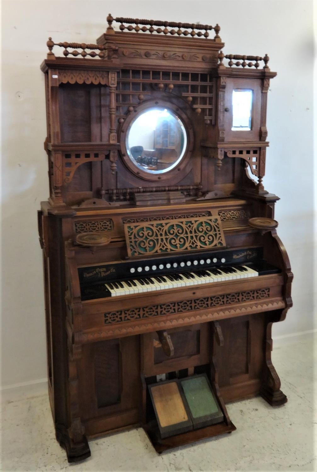 Harmonium made by Thomas Organ & Piano Co. Woodstock Ontario, Canada