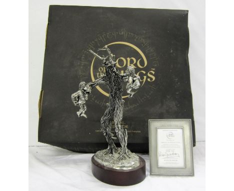 Royal Selangor Lord of The Rings Pewter Sculpture No. 30 of 500 'Treebeard The Shepherd of The Trees' by Graeme Anthony with 