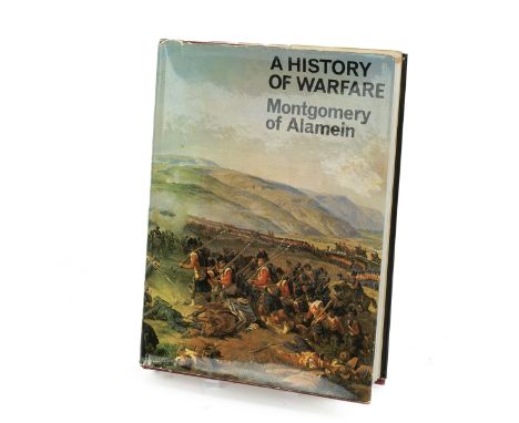 Montgomery of Alamein - A History of Warfare - signed first edition (Collins 1968) 573pp, &nbsp;53 maps and battle plans and 