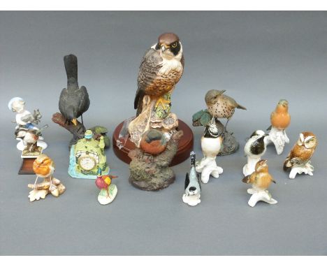 A collection of Goebel Karl Ens, Beswick and other bird models etc