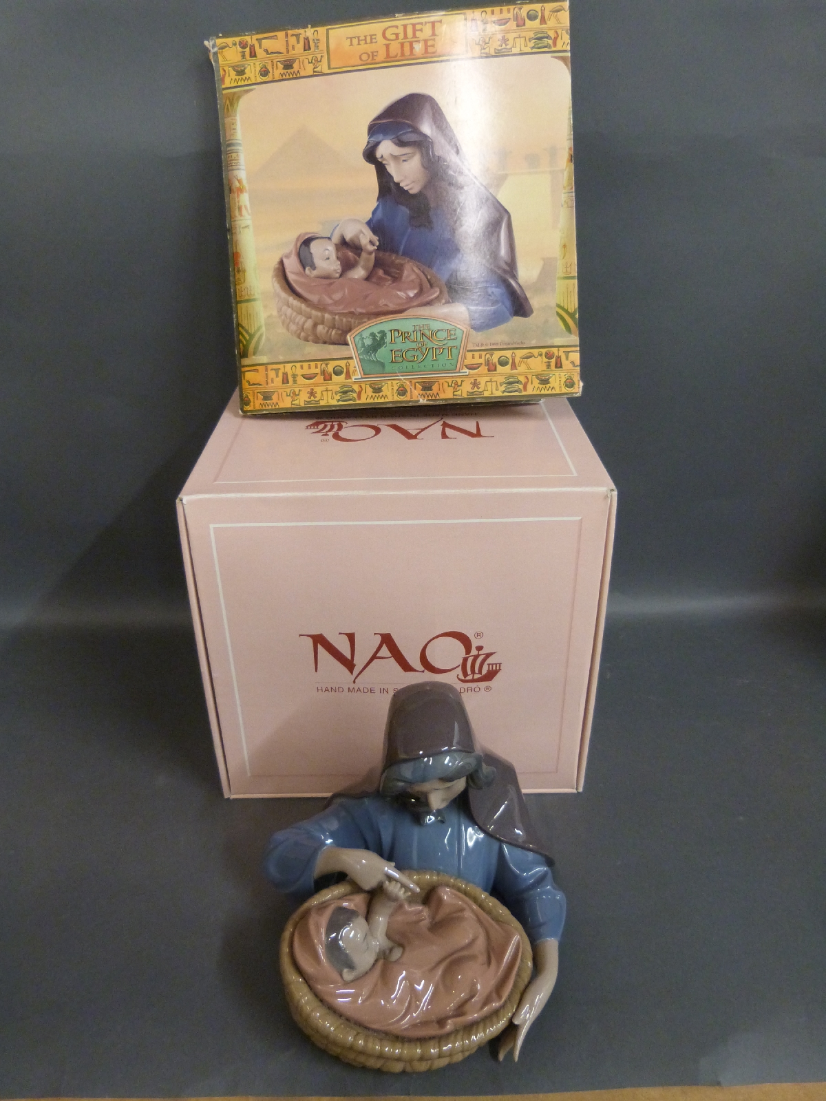 A large Nao figure 'The Prince of Egypt' with box and outer sleeve