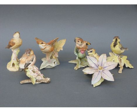 A set of six Royal Worcester bird figures from the 'Fledgling' series