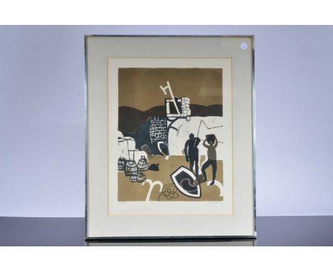 (ar) Keith Vaughan (1912 - 1977), lithograph Artist's Proof print on paper, Old Seaweed Hoist, 49cm by 38cm, signed and dated