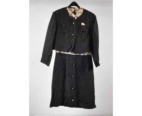 Four various items of vintage womens clothing,  by Elmoor one with broken zip (2) Peter Barron (1) Clive Byrne (1) Bernard Ru