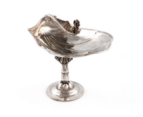 By Georg Jensen, a Danish silver tazza, design number 285B, with import marks for London 1929, importer's mark of George Stoc