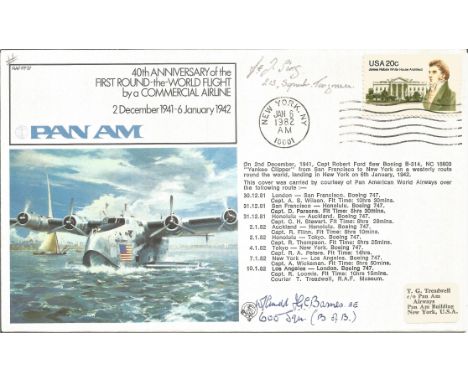 WW2 BOB fighter pilot John Sing 213 sqn, J Barnes 600 sqn signed first flight RAF cover. Single vendor Battle of Britain RAF 