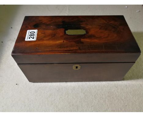 Wooden Tea Caddy 