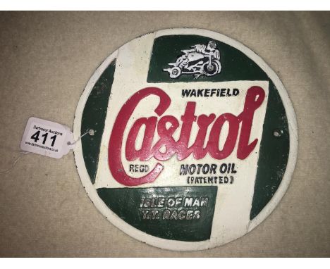 Iron Sign Castrol 