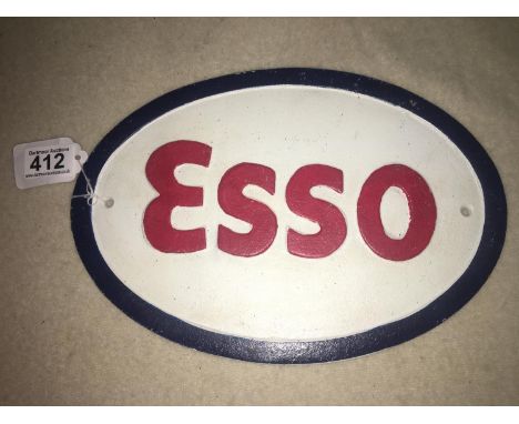 Iron Sign Esso 