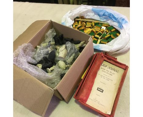 Selection of games including Chess and Draughts, Mah Jong Set, cribbage and miniature Patience playing card set, Bridge playi
