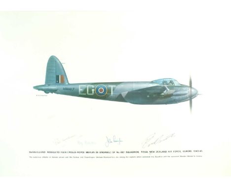 Keith Broomfield - DeHavilland Mosquito F.B. VI (Rolls-Royce Merlin 25 Engines) of No. 487 Squadron, Royal New Zealand Air Fo