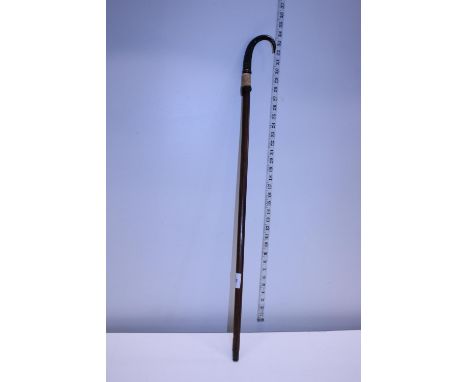 A vintage horn handled walking stick Shipping unavailable 